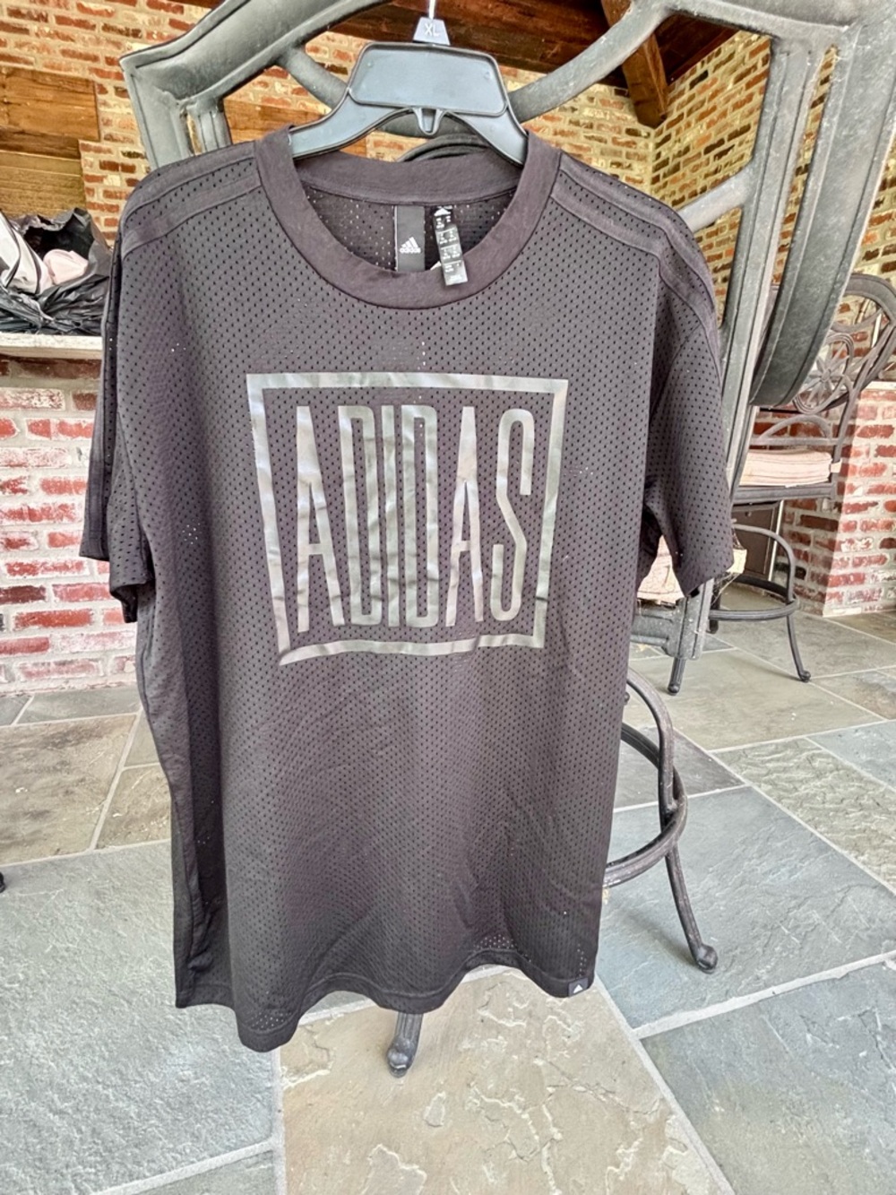 NWT Adidas Women's Black Perforated Logo T-Shirt
